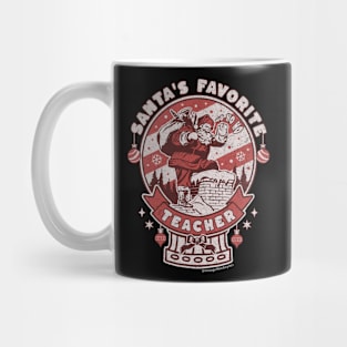 Santa's Favorite Teacher Mug